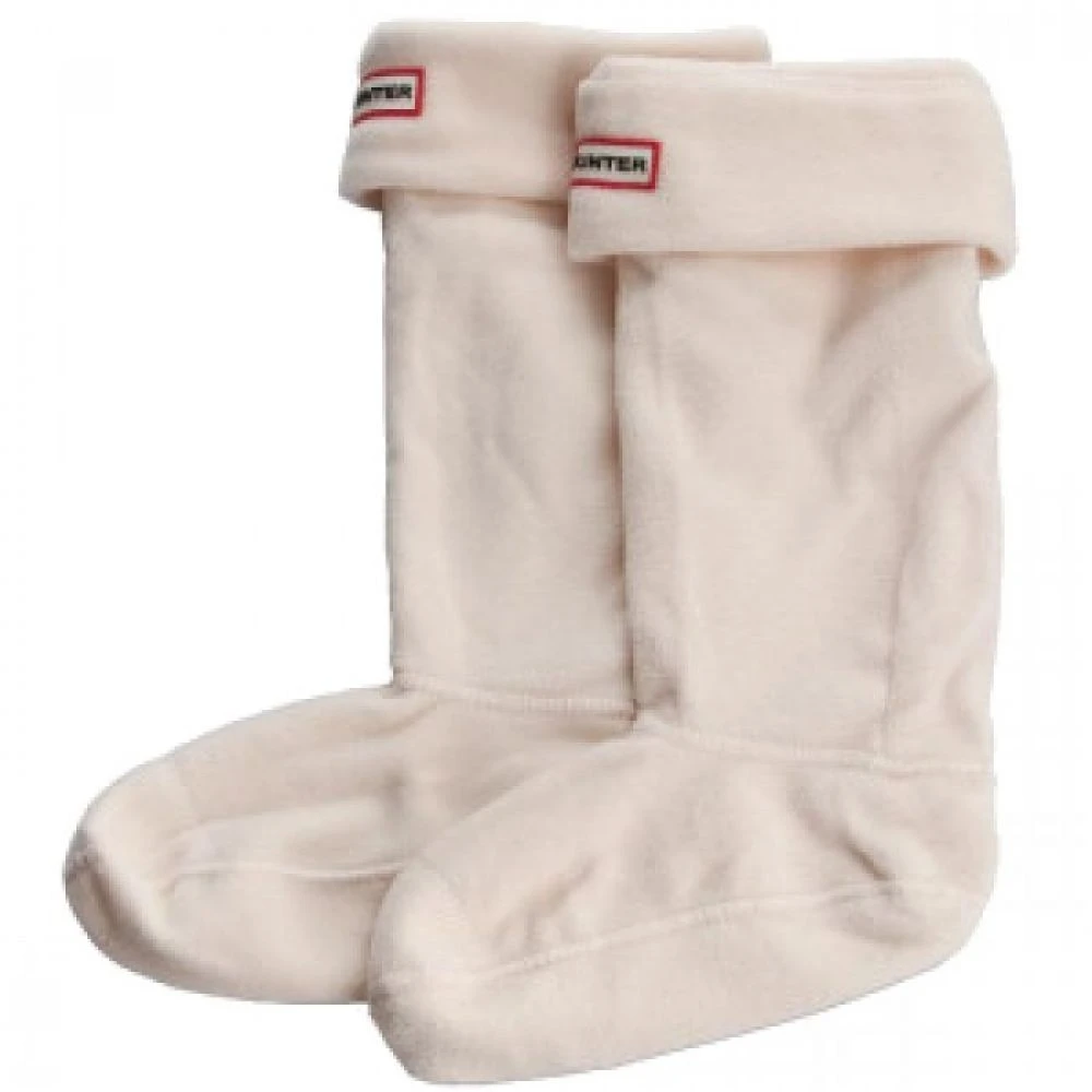 Hunter Fleece Welly Socks In Cream 3 Hunter Fleece Welly Socks In Cream - Image 3