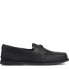 Sperry Men's Authentic Original Leather Boat Shoe In Black