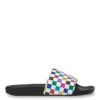 Vans Women's Glitter Slide-On In Checkerboard-Multi