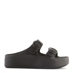 Lemon Jelly Women's Gaia Platform Slides In Black