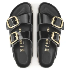 Birkenstock Women's Big Buckle Arizona Natural Leather Patent In High Shine Black 7 Birkenstock Women's Big Buckle Arizona Natural Leather Patent In High Shine Black -Getoutside Shoes 1021476 4 1100x