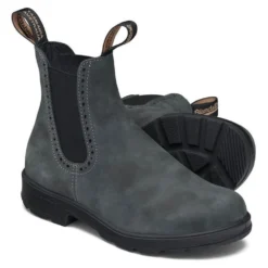 Blundstone Women's Original Hi Top 1630 In Rustic Black -Getoutside Shoes 1630 3 1100x