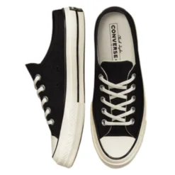 Converse Chuck 70 Mule Recycled Canvas In Black/Black/Egret 5 Converse Chuck 70 Mule Recycled Canvas In Black/Black/Egret -Getoutside Shoes 172591c 3 1100x