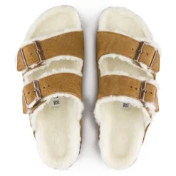 Birkenstock Arizona Shearling In Mink -Getoutside Shoes 1 0 1001128 3 1100x