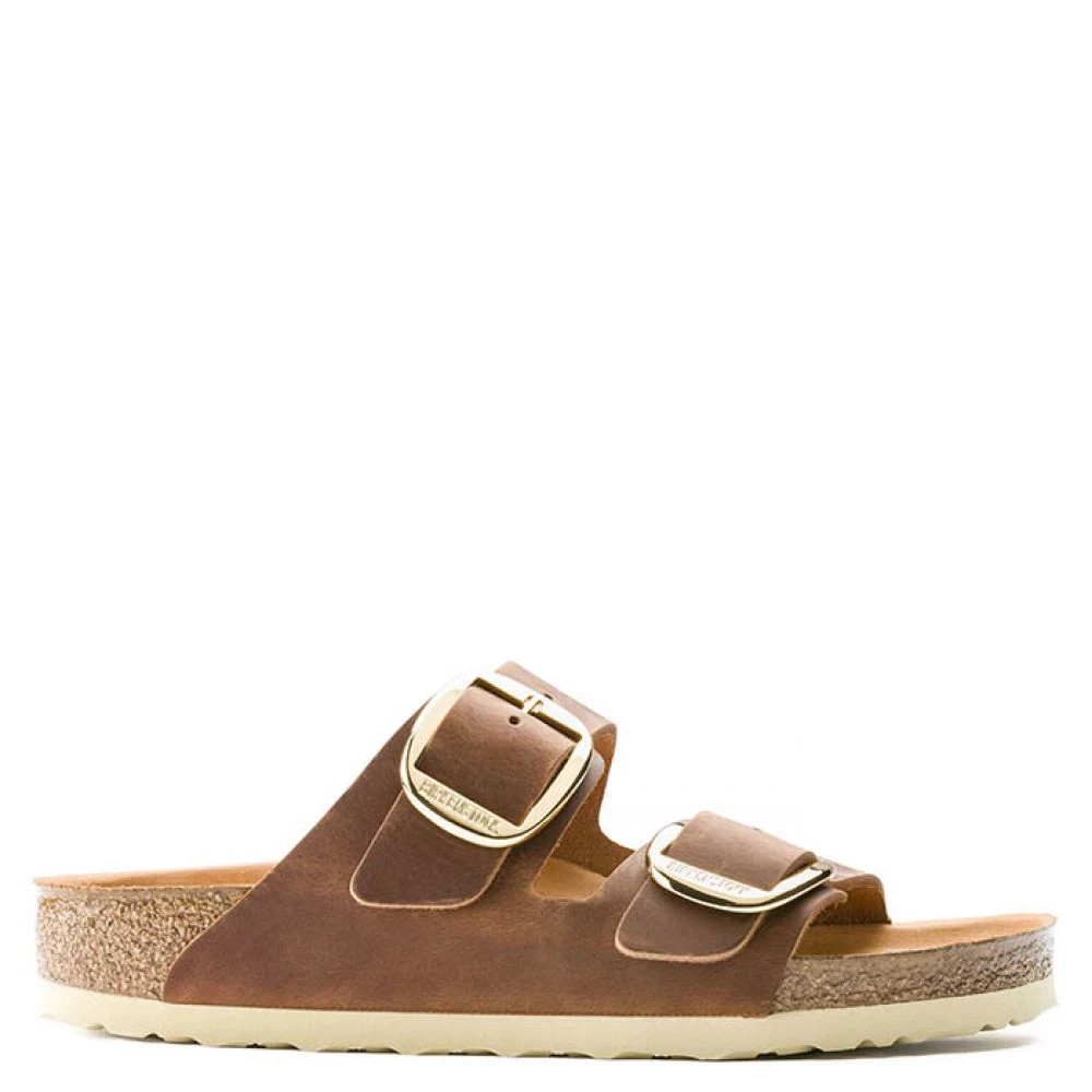 Birkenstock Women's Arizona Big Buckle Oiled Leather In Cognac (Narrow Width) 1 Birkenstock Women's Arizona Big Buckle Oiled Leather In Cognac (Narrow Width)
