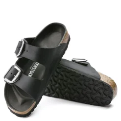Birkenstock Women's Arizona Big Buckle Oiled Leather In Black (Narrow Width) -Getoutside Shoes 1 0 1011075 4 1100x