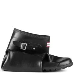 Hunter Women's Original Packable Tour Rain Boots In Black -Getoutside Shoes 1 1 113 hunter packable tour black hnttourw 2 1100x