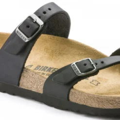 Birkenstock Women's Mayari Oiled Leather In Black 10 Birkenstock Women's Mayari Oiled Leather In Black -Getoutside Shoes 1 7 171481 detail 1 1100x