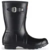 Hunter Women's Original Short Rain Boots In Black