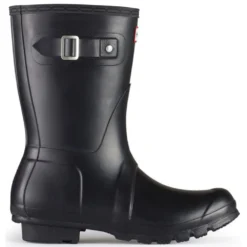 Hunter Women's Original Short Rain Boots In Black
