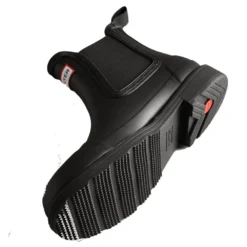 Hunter Women's Commando Chelsea Boots In Black -Getoutside Shoes 20220114165736 prod ss22 org wfs1018rma blk 4 1100x