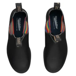 Blundstone Women's Original 2105 In Black With Rainbow Elastic And Contrast Stitching -Getoutside Shoes 2105 5 1 1100x