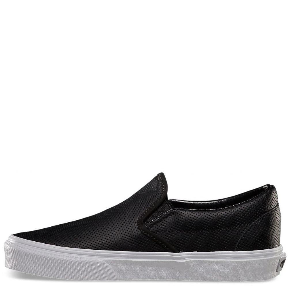 Vans Perf Leather Slip-On In Black - Image 2