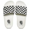 Vans Women's Slide-On In Checkerboard White/Black