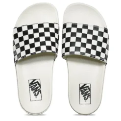 Vans Women's Slide-On In Checkerboard White/Black