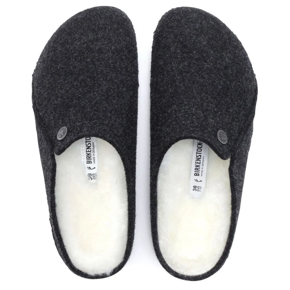 Birkenstock Women's Zermatt Shearling Wool Felt In Anthracite (Narrow Width) 3 Birkenstock Women's Zermatt Shearling Wool Felt In Anthracite (Narrow Width) - Image 3
