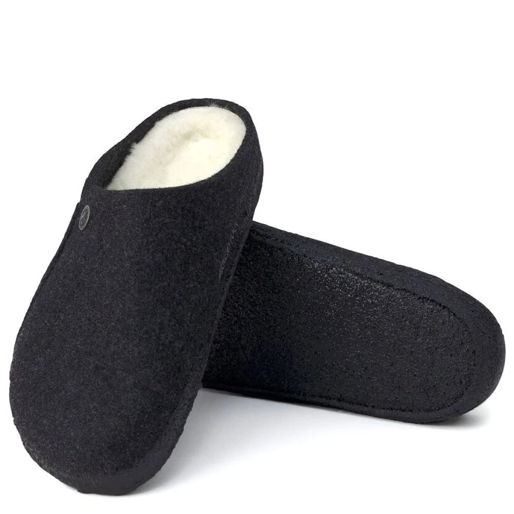 Birkenstock Women's Zermatt Shearling Wool Felt In Anthracite (Narrow Width) 4 Birkenstock Women's Zermatt Shearling Wool Felt In Anthracite (Narrow Width) - Image 4