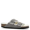 Birkenstock Women's Arizona Shearling In Stone Coin