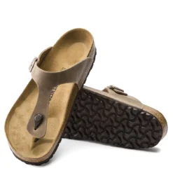 Birkenstock Women's Gizeh Oiled Leather In Tobacco Brown -Getoutside Shoes BI 943811 634W 3 1100x