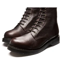 Solovair 8 Eye Derby Boot In Dark Brown Grain 5 Solovair 8 Eye Derby Boot In Dark Brown Grain -Getoutside Shoes SV 551 DB SG 118 3 1100x