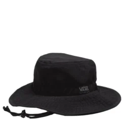 Vans Outdoors Boonie Nylon Bucket Hat In Black