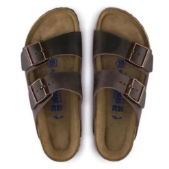 Birkenstock Arizona Softbed Oiled Leather In Habana -Getoutside Shoes b i birkenstock arizona softbed oiled leather habana 452761 4 1100x