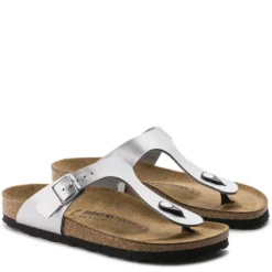 Birkenstock Gizeh Birko-Flor In Silver 8 Birkenstock Gizeh Birko-Flor In Silver -Getoutside Shoes b i birkenstock gizeh birk flor silver 43853 3 1100x