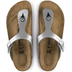 Birkenstock Gizeh Birko-Flor In Silver 9 Birkenstock Gizeh Birko-Flor In Silver -Getoutside Shoes b i birkenstock gizeh birk flor silver 43853 4 1100x
