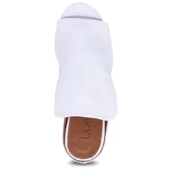 Bueno Women's Cara Heeled Sandal In White -Getoutside Shoes bu cara wht 1196 3 1100x