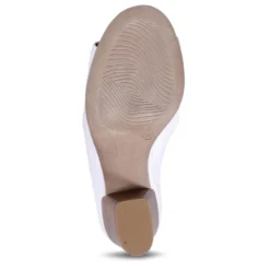 Bueno Women's Cara Heeled Sandal In White -Getoutside Shoes bu cara wht 1196 4 1100x