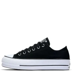 Converse Women's Chuck Taylor All Star Lift Low Top In Black 8 Converse Women's Chuck Taylor All Star Lift Low Top In Black -Getoutside Shoes c o convers chuck taylor all star lift low top black 560250c 1 1100x