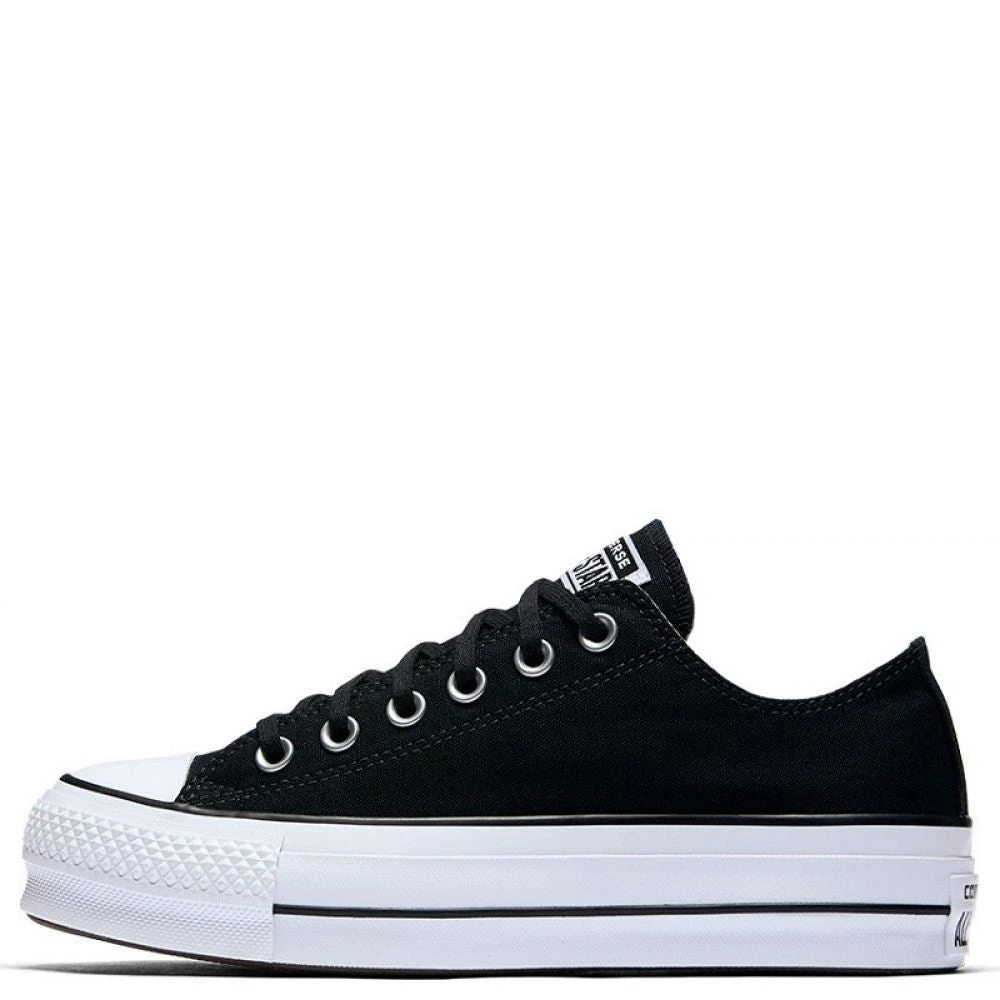 Converse Women's Chuck Taylor All Star Lift Low Top In Black 3 Converse Women's Chuck Taylor All Star Lift Low Top In Black - Image 3