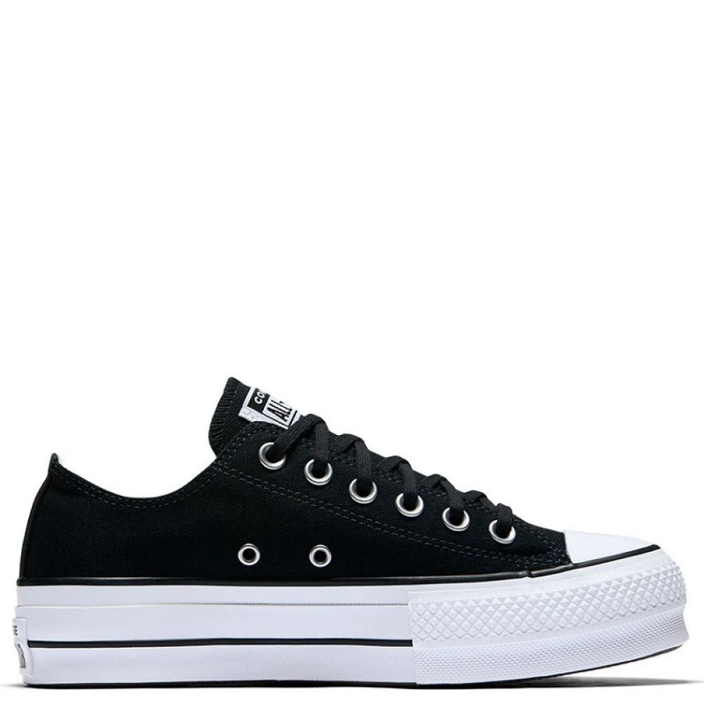 Converse Women's Chuck Taylor All Star Lift Low Top In Black 2 Converse Women's Chuck Taylor All Star Lift Low Top In Black - Image 2