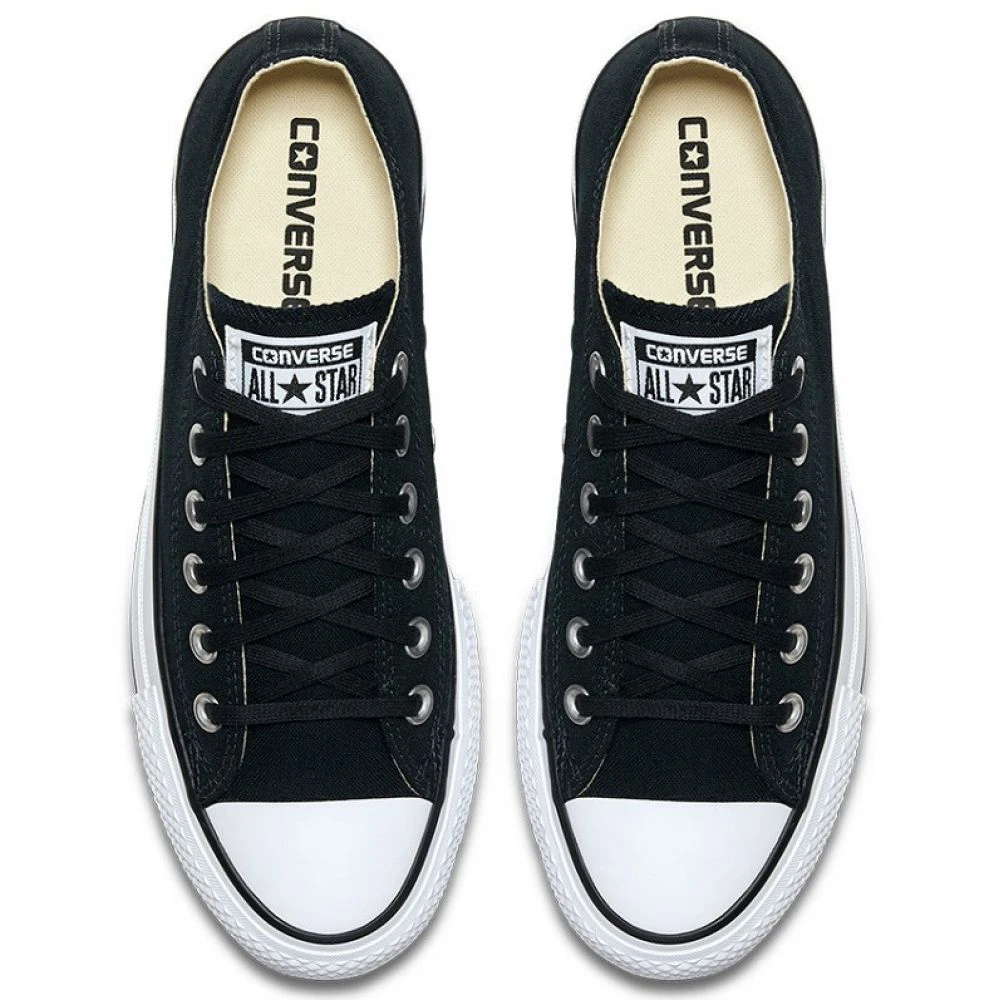 Converse Women's Chuck Taylor All Star Lift Low Top In Black 5 Converse Women's Chuck Taylor All Star Lift Low Top In Black - Image 5