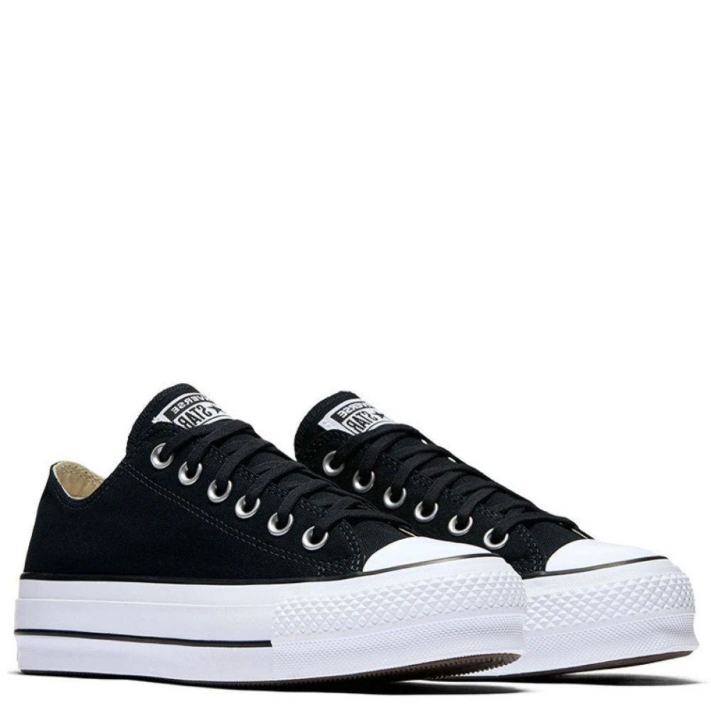 Converse Women's Chuck Taylor All Star Lift Low Top In Black 1 Converse Women's Chuck Taylor All Star Lift Low Top In Black