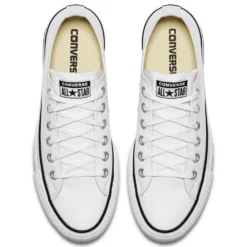 Converse Women's Chuck Taylor All Star Lift In White/Black -Getoutside Shoes c o convers chuck taylor all star lift low top white 560251c 4 1100x