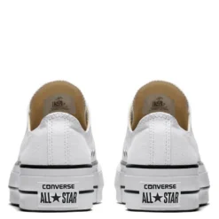 Converse Women's Chuck Taylor All Star Lift In White/Black -Getoutside Shoes c o convers chuck taylor all star lift low top white 560251c 6 1100x