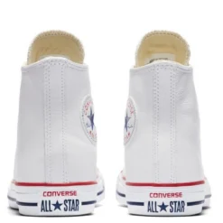 Converse Chuck Taylor All Star Leather High Top In Optic White -Getoutside Shoes c o converse chuck taylor all star leather high top black 132169c 5 1100x