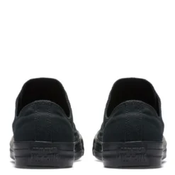 Converse Chuck Taylor All Star Mono Canvas Low Top In Black Monochrome -Getoutside Shoes c o converse chuck taylor all star monochrome canvas low top black m5039 5 1 1100x