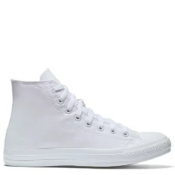 Converse Chuck Taylor All Star Mono Canvas High Top In White Monochrome