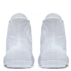 Converse Chuck Taylor All Star Mono Canvas High Top In White Monochrome -Getoutside Shoes c o converse chuck taylor all star monochrome high top white 1u646 5 1100x