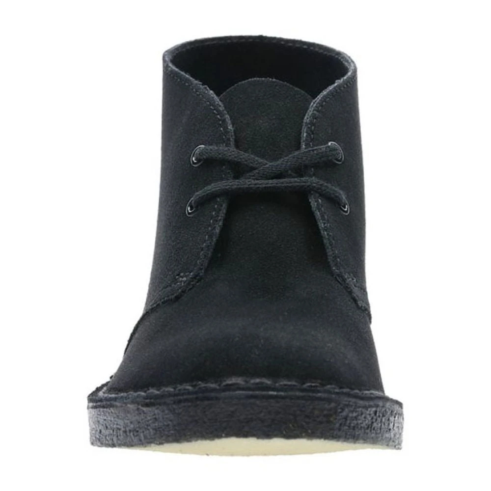 Clarks Women's Desert Boot In Black Suede 3 Clarks Women's Desert Boot In Black Suede - Image 3