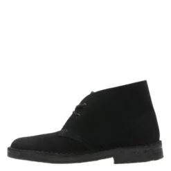 Clarks Women's Desert Boot In Black Suede 8 Clarks Women's Desert Boot In Black Suede -Getoutside Shoes cl 26155524 1346 4 1100x