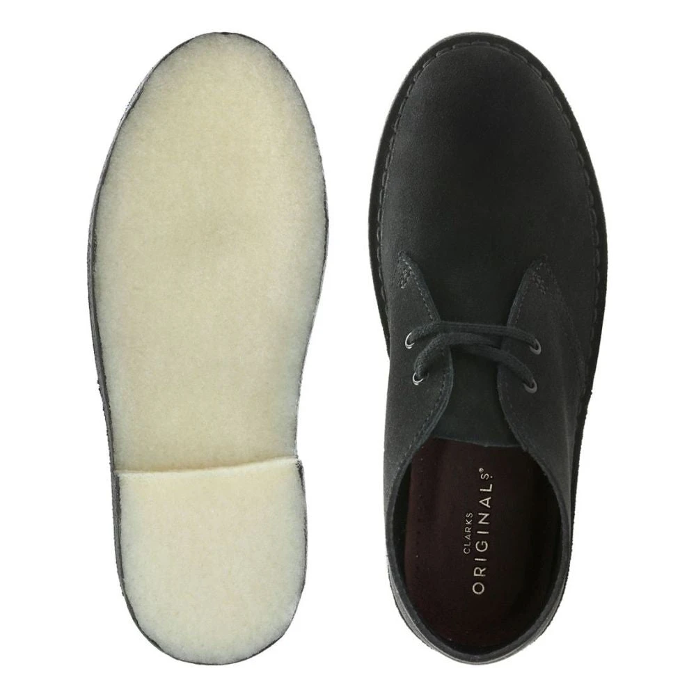 Clarks Women's Desert Boot In Black Suede 5 Clarks Women's Desert Boot In Black Suede - Image 5