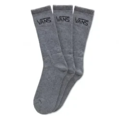 Vans Classic Crew Sock In Heather Grey (Large)