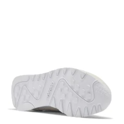 Reebok Women's Classic Nylon In White/Light Grey -Getoutside Shoes fv4507 3 footwear photography bottom view white 1100x
