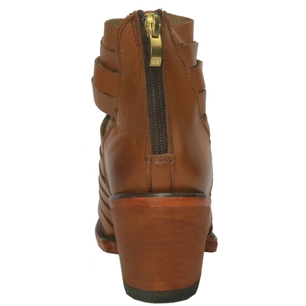 Getoutside Women's Lola Strappy Heel Boot In Maple 4 Getoutside Women's Lola Strappy Heel Boot In Maple - Image 4