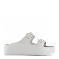 Lemon Jelly Women's Gaia Platform Slides In White