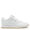 Reebok Women's Classic Leather In Ftwr White/Pure Grey 3/Reebok Rubber Gum-03