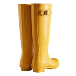 Hunter Women's Original Tall Rain Boots In Yellow -Getoutside Shoes ht wft1000rma ryl k 3 1100x